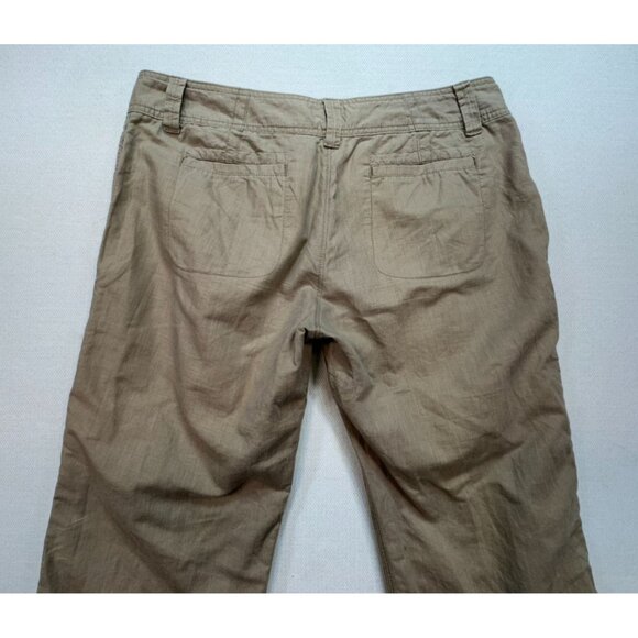 Gap Womens Chino Pants Size 12 Tan Relaxed Fit Style Pockets Casual - Picture 12 of 14